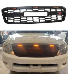 Front Racing Grills For Hilux Vigo 2006-2011 2012-2014 Abs Front Grille Grill Exterior Auto Accessories 2007 2008 2009 2010 Vigo