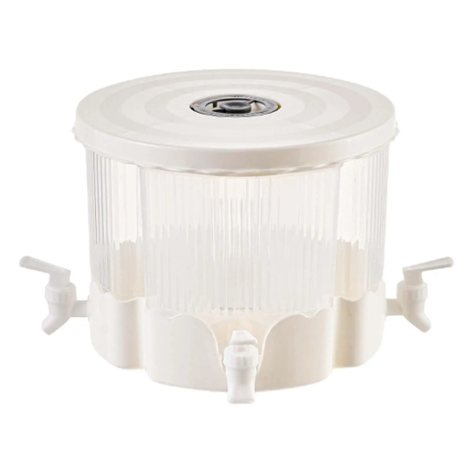 6L Cold Kettle Beverage Dispenser Detachable 4 Grid Rotatable Versatile with