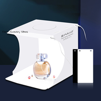 20CM Mini 2/6 Color Backdrops LED Panels Folding Portable 550LM Light Photo Lighting Studio Shooting Tent Box