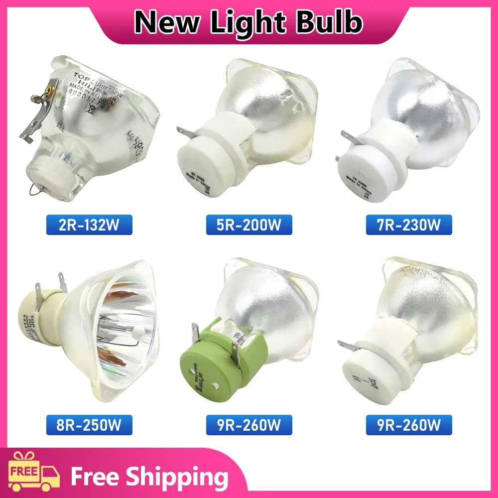 2R 132W R2 5R 200W R5 7R 230W R7 8R 250W R8 9R 260W R9 Stage beam ambient light