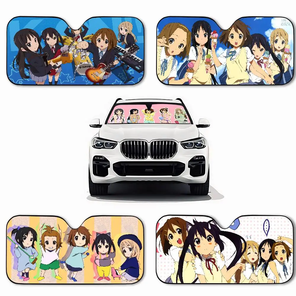 

K-on аниме автомобильный солнцезащитный козырек автомобильный солнцезащитный козырек универсальный складной козырек на ветровое стекло