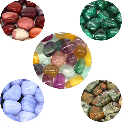 Natural Tumbled Stones Amethyst Agate Jade Bulk Ore Specimen Healing Crystal Quartz Energy Mineral Tank Aquarium Home Decoration