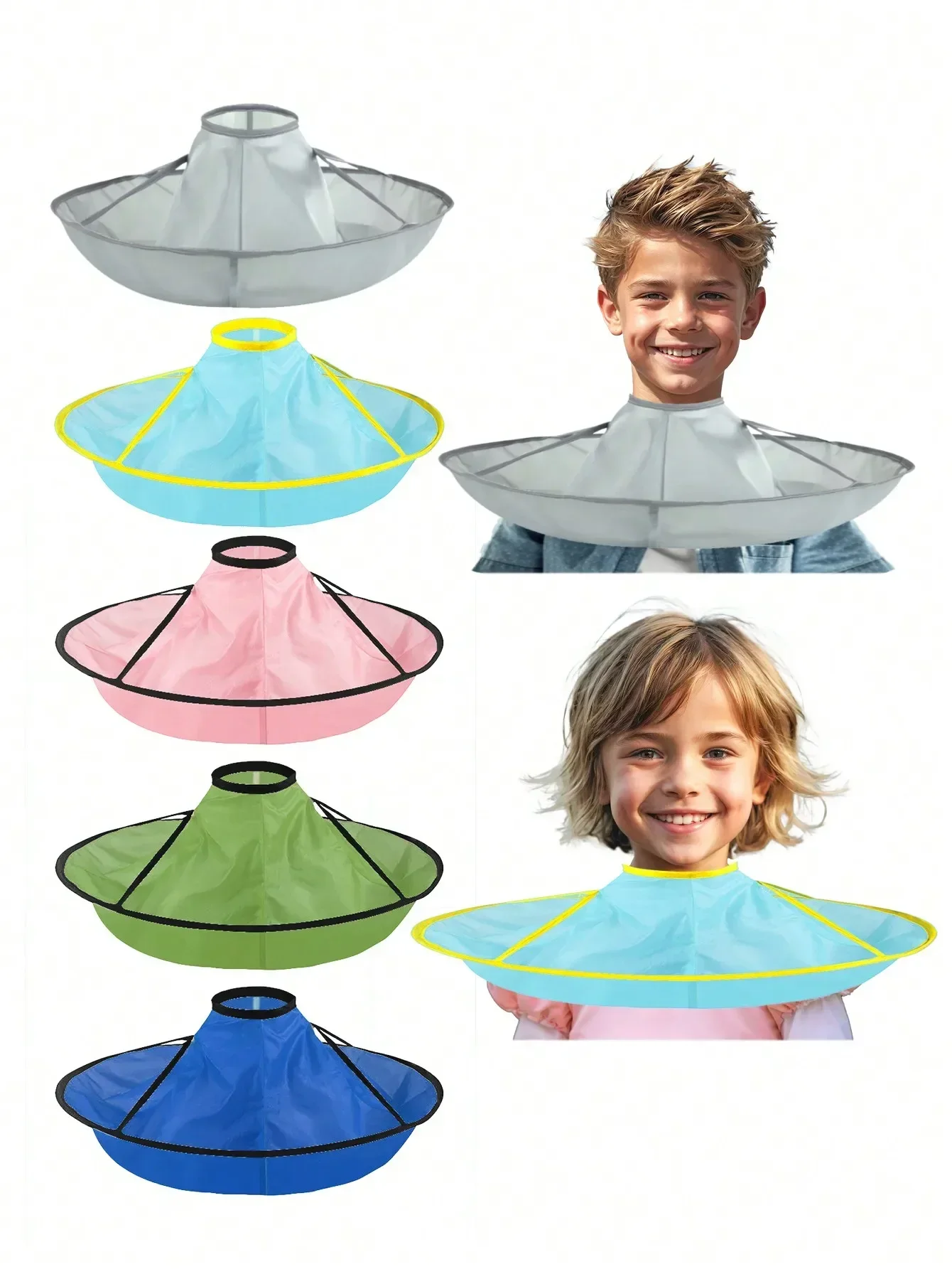 

1pc Haircut Catching Cape For Household Use, 5 Color Options, Hair Tools, Hair Products And Accessories For Barber Salon Beauty