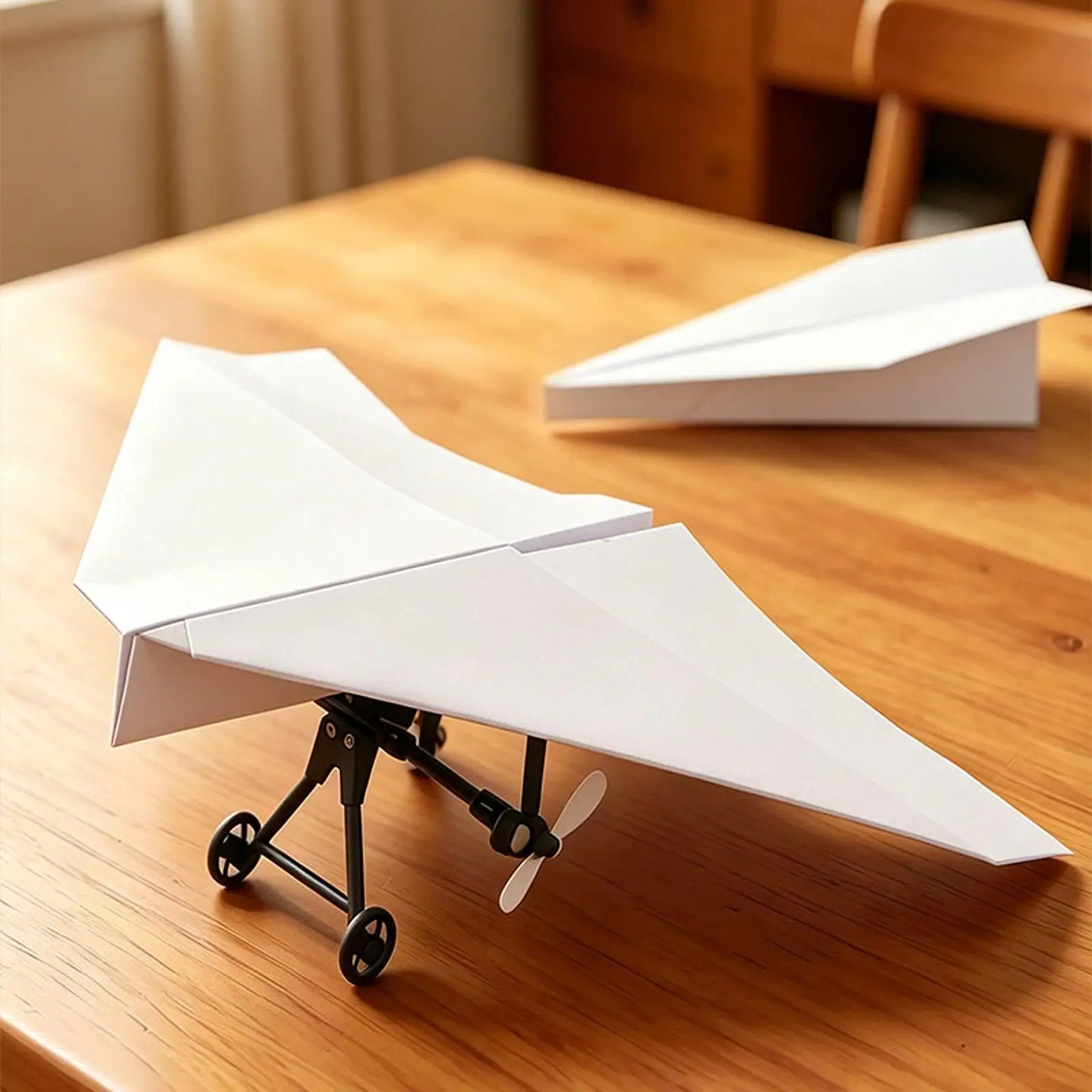 Mini RC Airplane DIY Kit ABS Material Electronic Remote Control Paper Plane STEM Project for Kids Boys Gift