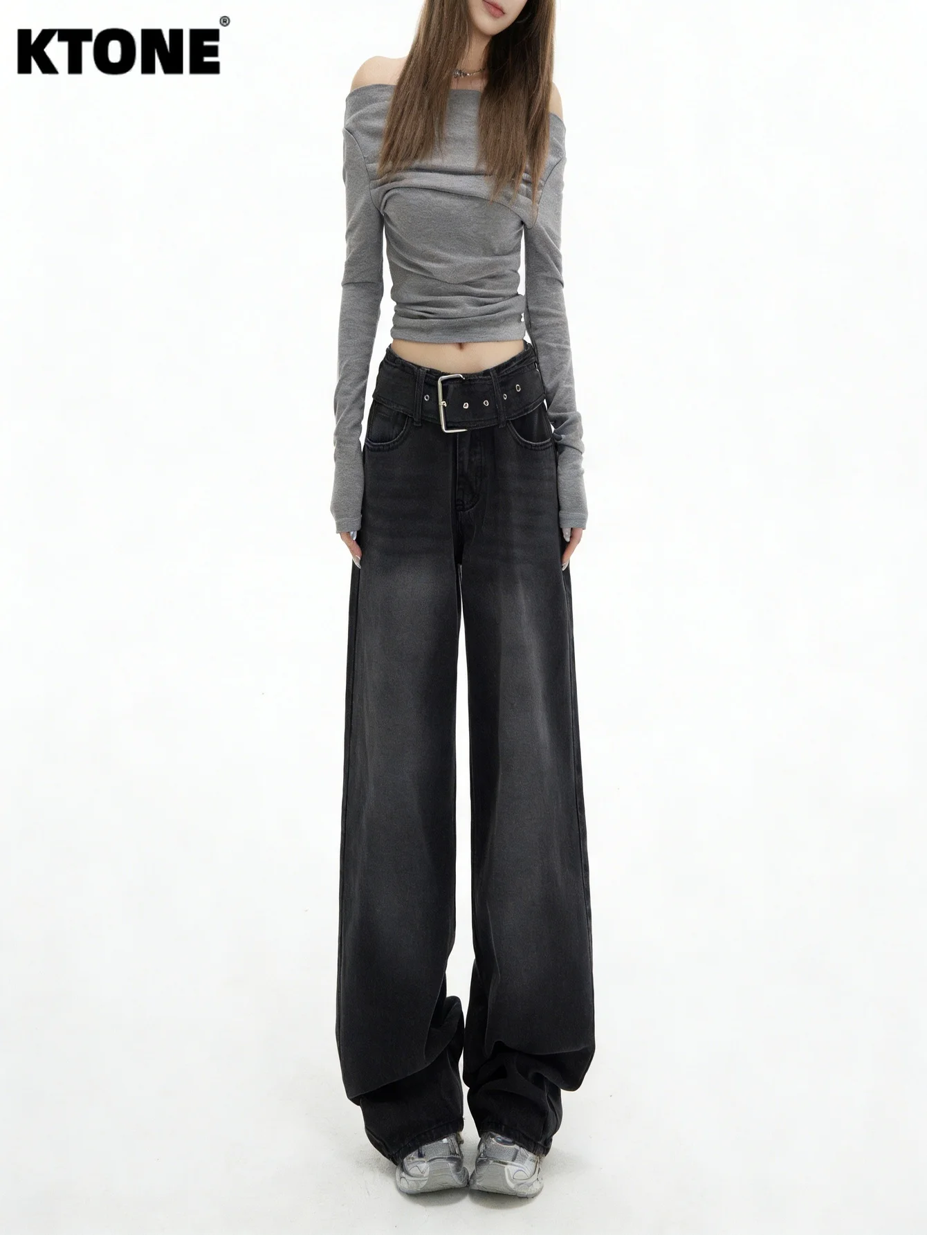 

Streetwear Jeans Black Baggy For Man Y2K Drip Harajuku Style No accessories or belts included