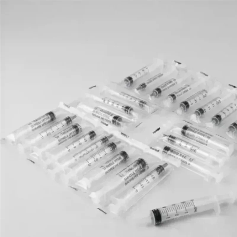 20pcs Luer Lock Syringes No Needle Individually Wrapped For Scientific Labs Glue Applicator Disposable Lab Measuring Tool