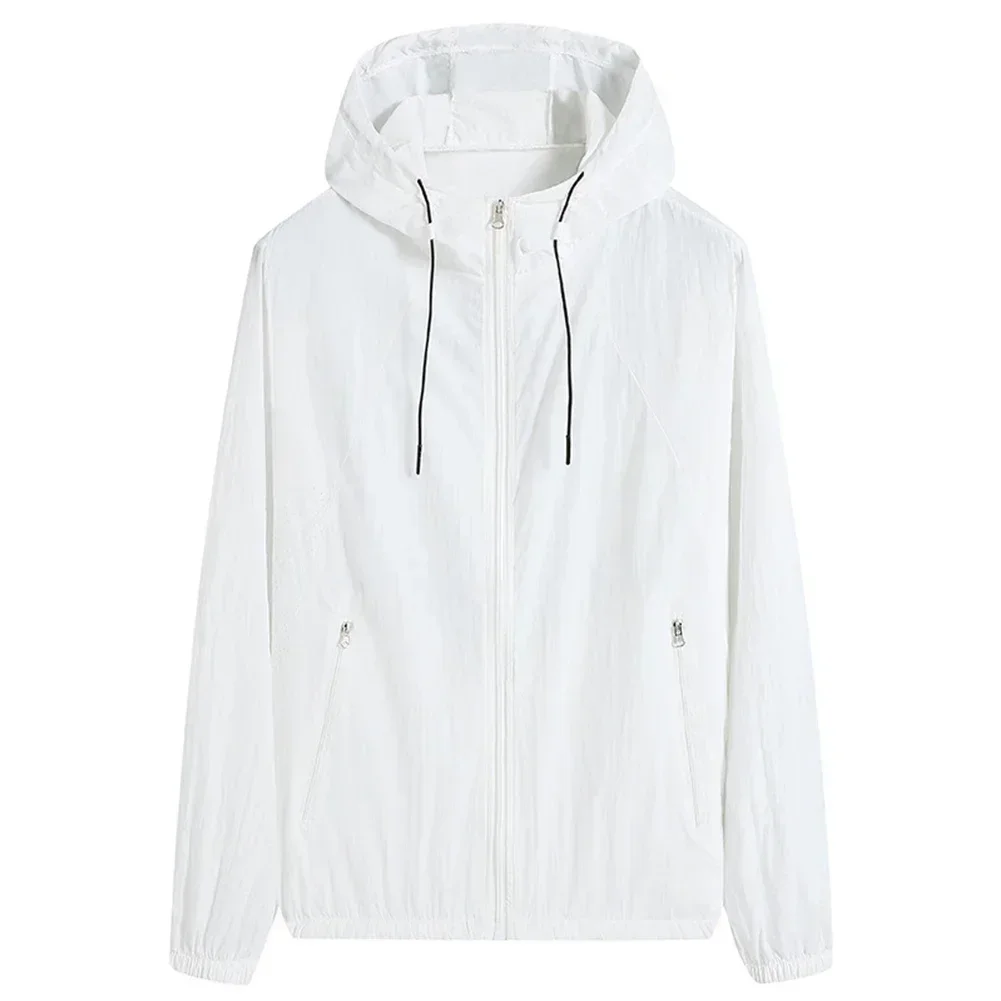 

Casual Outdoor Wear Men Casual Jacket Solid Color Hooded Jacket Anti-sunshine Jacket Casual Wear Jacket Hooded Jacket