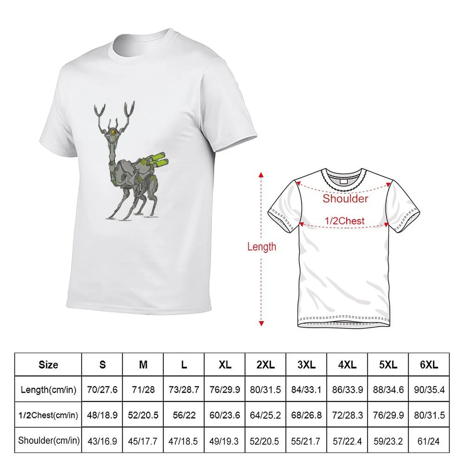 Horizon Zero Dawn Cartoon Grazer T-Shirt t shirts with prints cotton t shirts high quality t shirts cotton 100% T-shirt