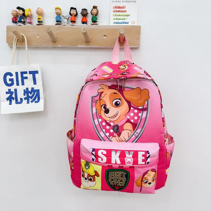 PAW Patrol Original Backpack Skye Chase Schoolbag Anime Figure Boys Girls Puppy Patrol Doll Cute Cartoon for Children Toys Gifts