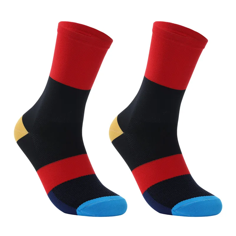 2023 Professional Brand Mountain Stereoscopic Pattern Cycling Socks Sport Socks Compression Socks