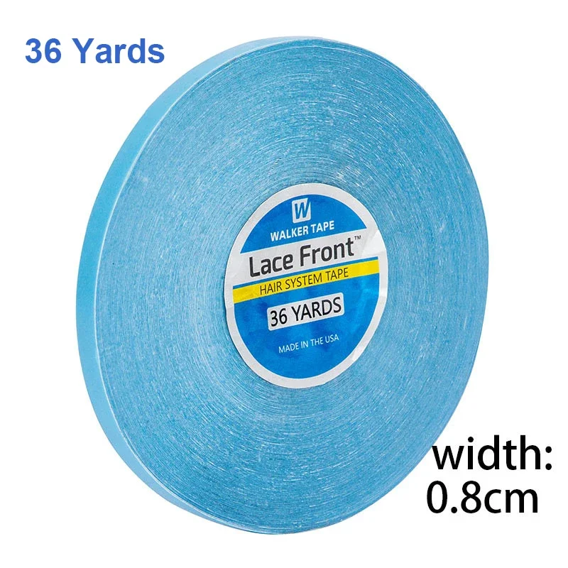 36 Yard 0.8cm ultra hold Walker Tape hair glue waterproof tape in human hair extension lace wig tape Waterproof Lace