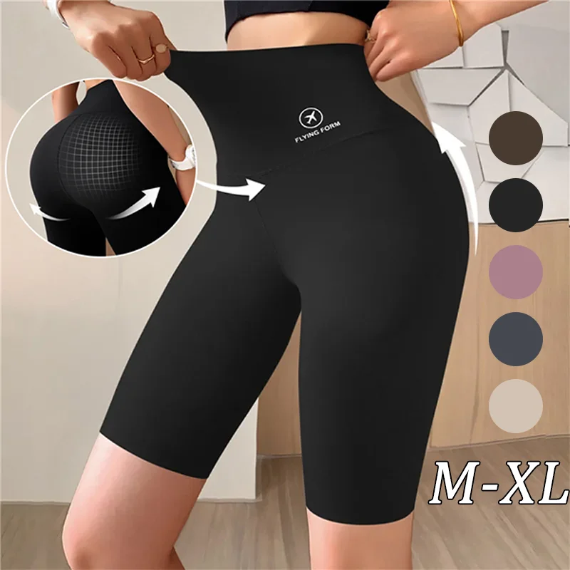 M-XL Women Shorts Sports Shorts For Women New Cycling Jogging Fitness High Waist Push Up Gym shorts Leggings Yoga Clothing