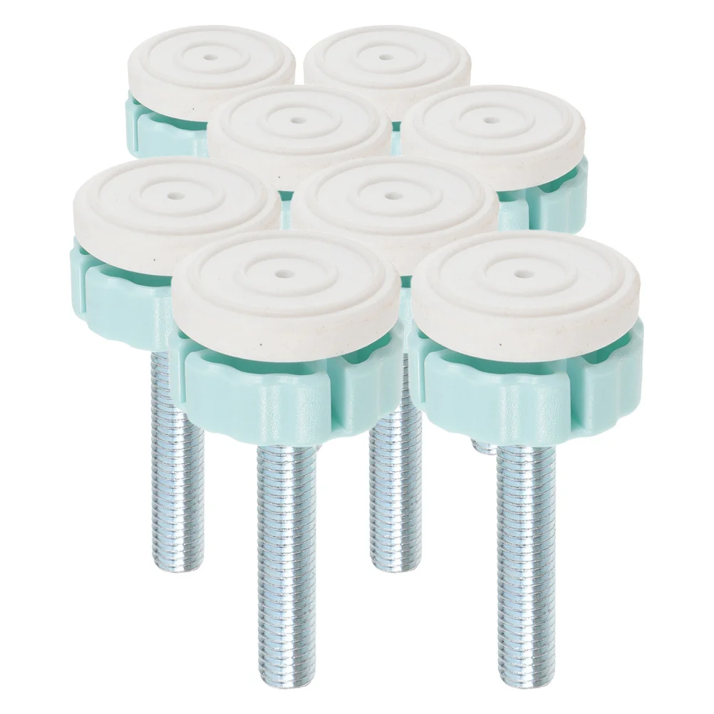 Recinzione barriera per animali domestici da 8 pezzi per cancello di sicurezza per bambini Kit hardware per aste mandrino di ricambio per uso interno in acciaio regolabile in PVC