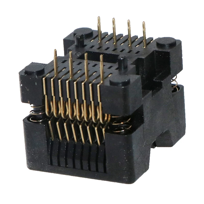 Narrow-body SOP16 Aging Seat Tempering Fixture 1.27 Spacing Test Seat OTS16 Burning Seat Fixture 150mil