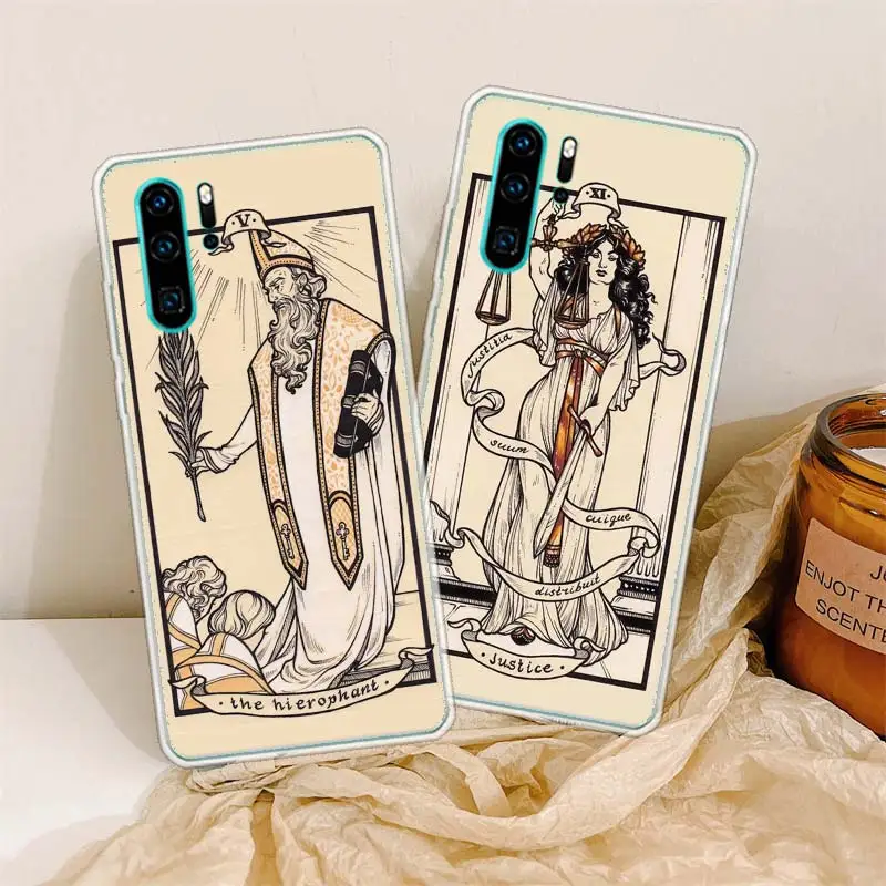 Tarot cards for Halsey HFK Phone Case For Huawei P50 Pro P40 P30 Lite P20 P10 Coque Mate 10 Lite 20 30 40 Pro Cover Capa Shell