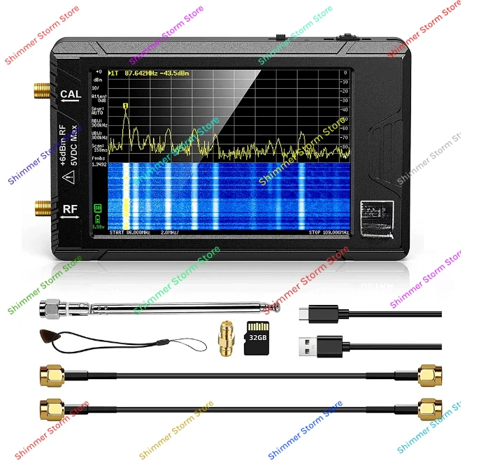 Handheld Spectrum Analyser 100k-5.3GHz HF Signal Generator TinySA ULTRA