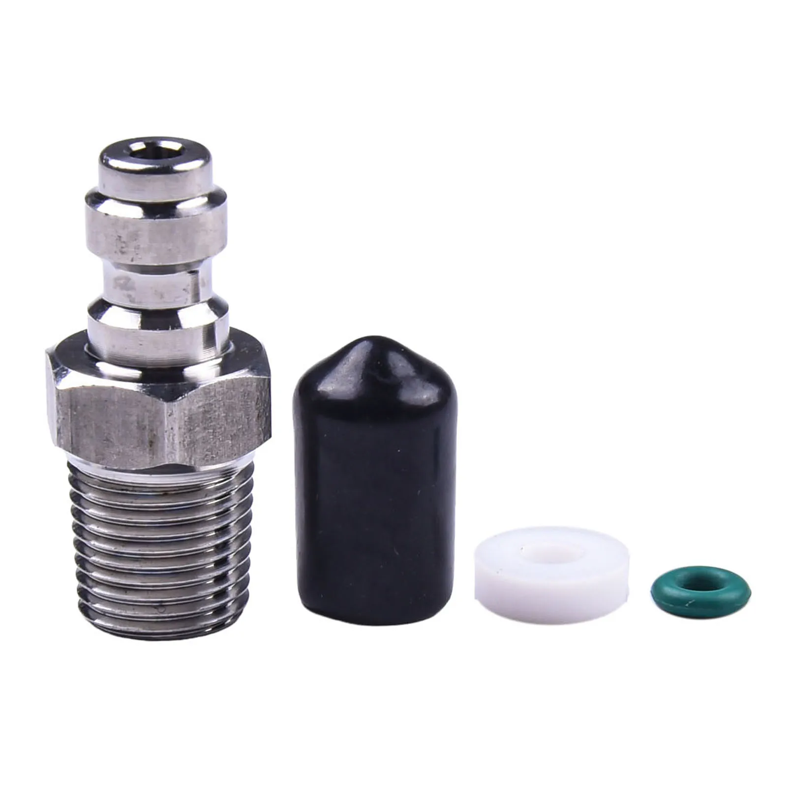 8mm Male Thread Quick Connect Valve  Filling With Valve M10*1 1/8NPT 1/8BSPP With Check Valve Air Hose Fitting