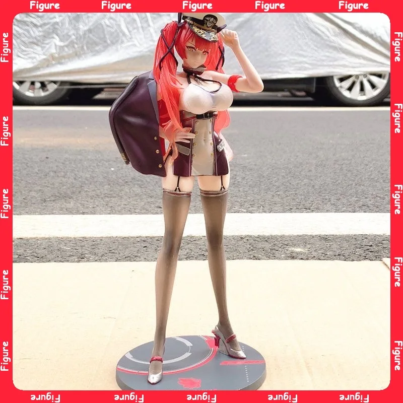 

25CM Boxed Beautiful Girl Series Azur Lane Ship Girl Honolulu Standing Figure PVC Models Action Figures Ornamental Toys Gifts