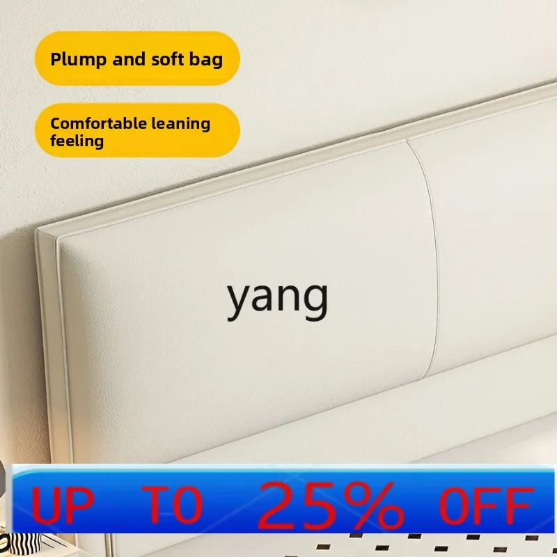 

LMM cream wind suspension leather bed carbon steel medium-ancient small apartment ultra-thin double bed