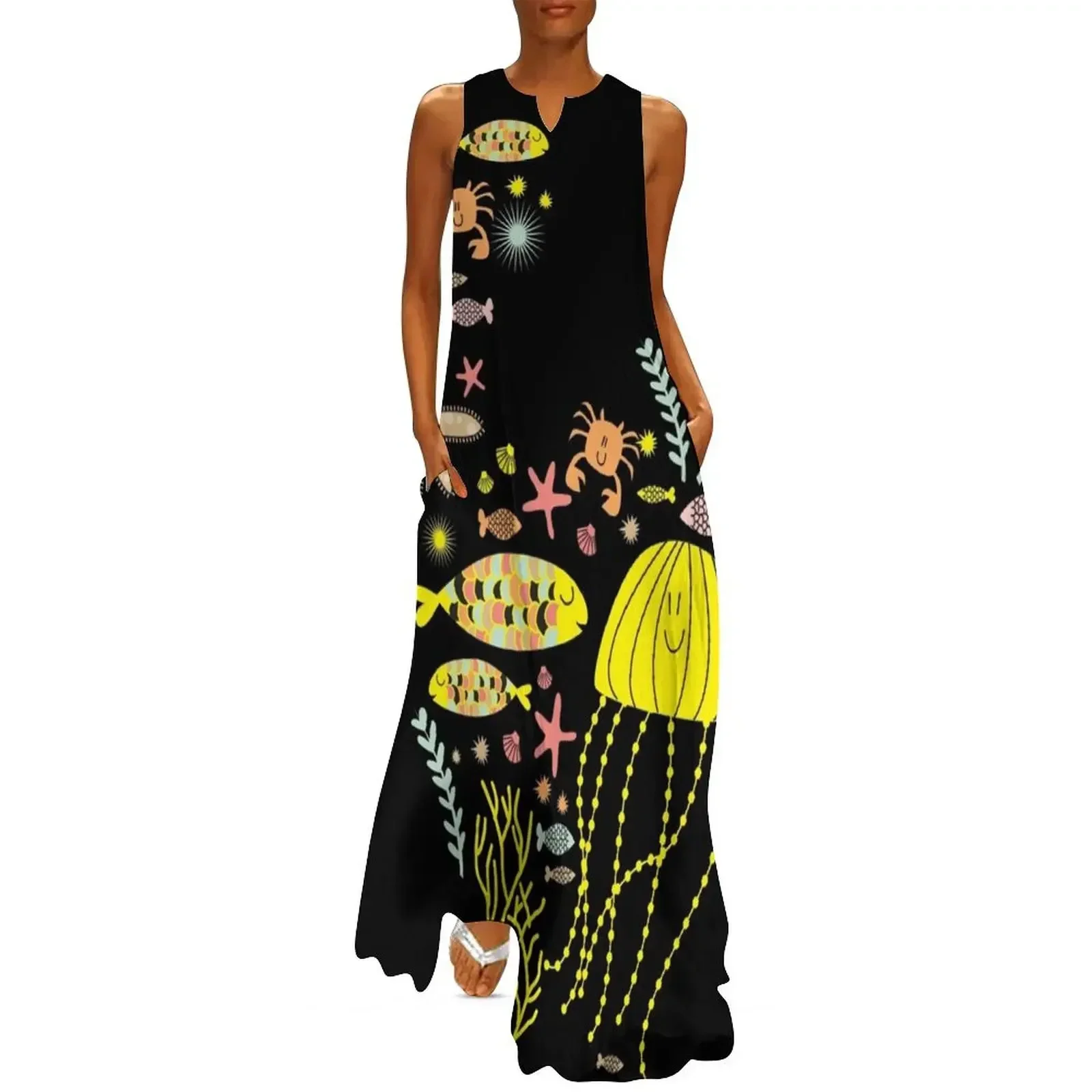 

great barrier reef Long Dress clothes for women sensual sexy dress for women prom clothes summer women's suit Dress