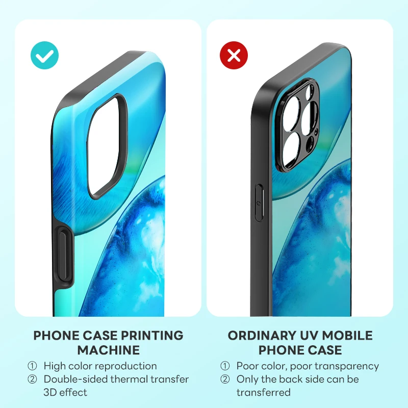 Heat Press Transfer Sublimation Mobile Cover Maker Custom Phone Case Printing Machine for Phone Repair & Accessories Shop