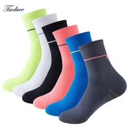 Summer Outdoor Sports Socks Marathon Running Crew Colorful Quick Dry Gym Fitness Training Thin Crew Socks for Men Women