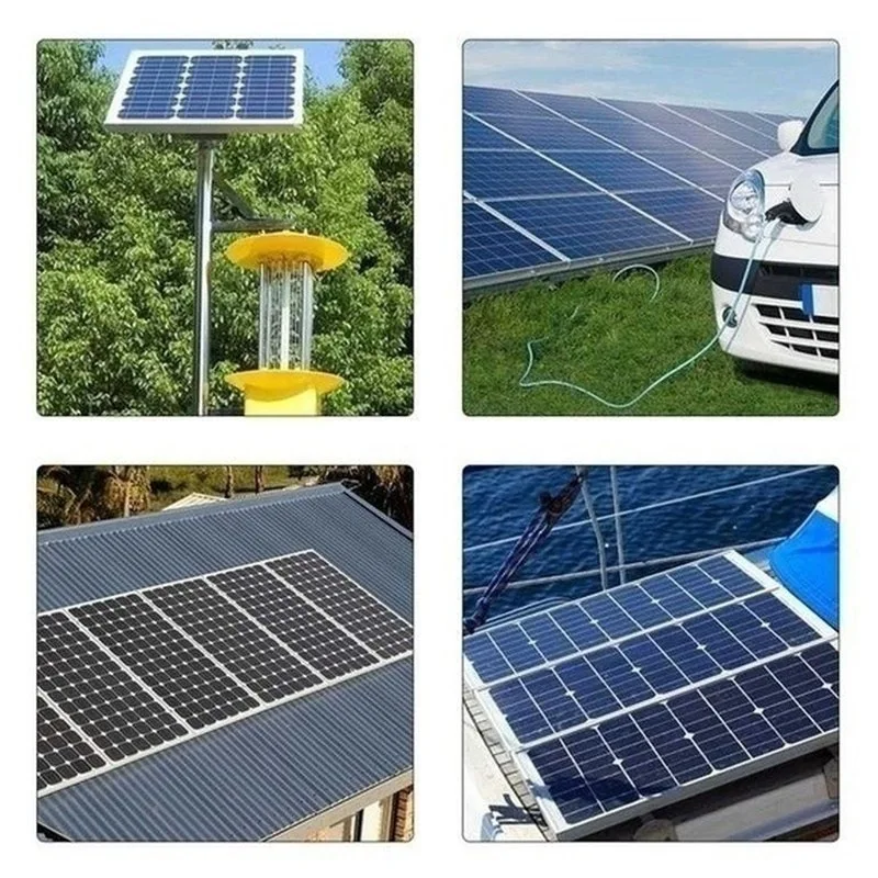 12V Monocrystalline 1200W 18V Flexible Solar Panel Kit For Car/Boat/ Home Solar Charger Waterproof for Outdoor Camping