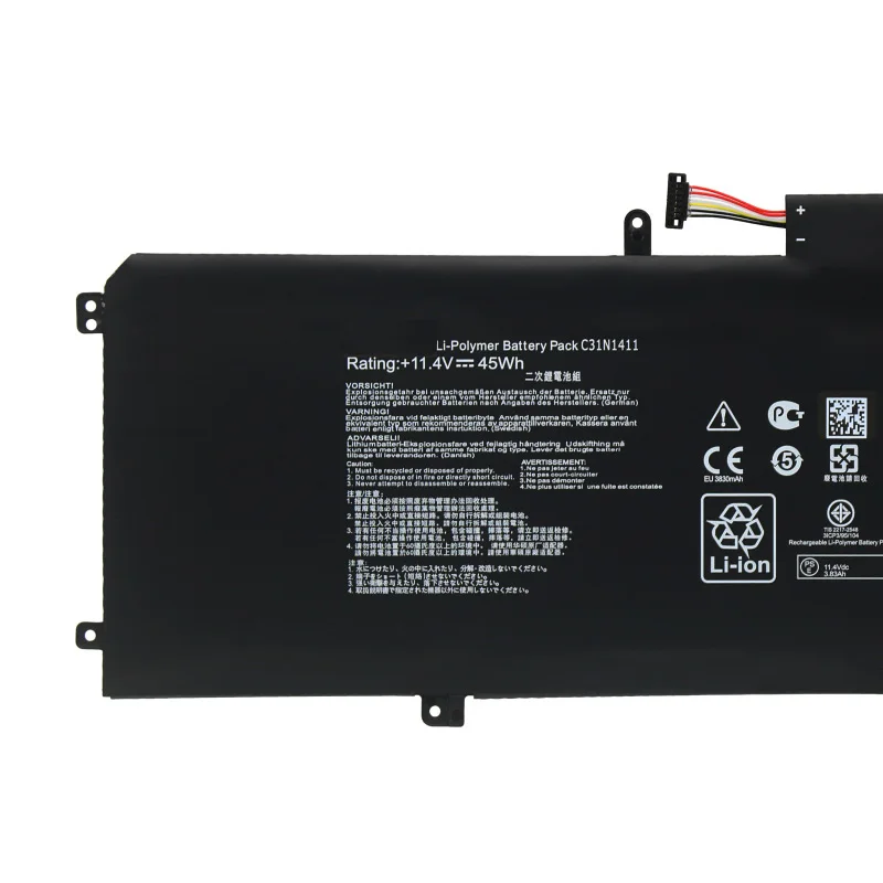 JCbatterystar C31N1411 Laptop Battery For ASUS Zenbook U305 U305F U305FA U305CA UX305 UX305CA UX305F UX305FA Series 11.4V 45Wh