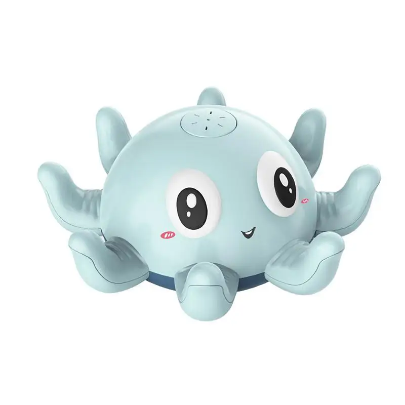 

Bath Sprayer For Kids Rotating Light Up Octopus Bath Fountain Toy Interactive Kids Shower Play Bathroom Toys For Bathtub