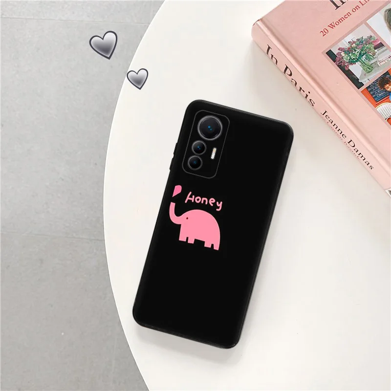 Girls Bff Best Friends Forever Black Phone Cases for Xiaomi 12S 12T 12 13 Lite Mi CC9 Redmi A1 A2 12C Note12 Pro 4G Plus Cover