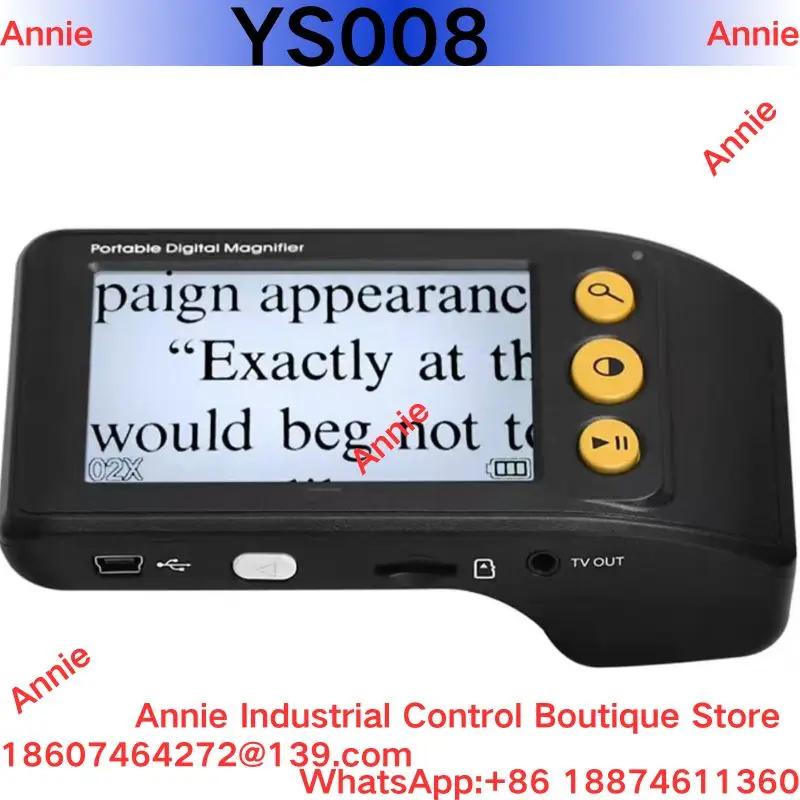Brand new 3.5-inch portable electronic visual aid for low vision elderly students, high-definition electronic magnifier YS008