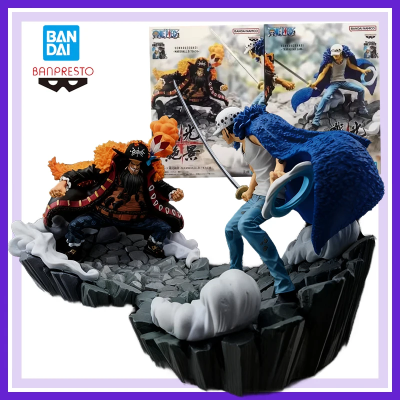 Echte brandneue und ungeöffnete Bandai Banpresto One Piece Marshall D. Teach Trafalgar.law Anime Actionfiguren Modelldekoration
