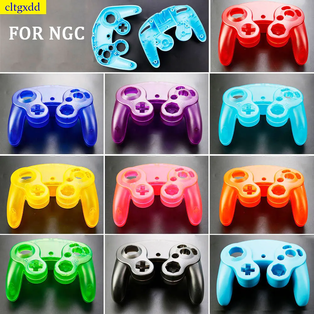 Cltgxdd 1 set FOR NGC color controller handle housing cover, game controller spare parts GameCube, protective accessories