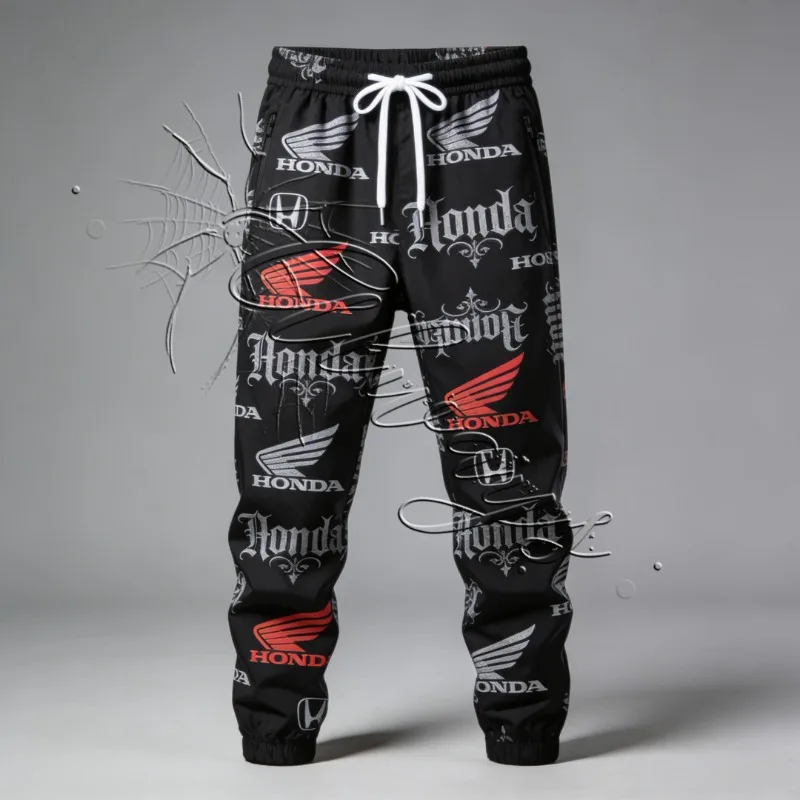 

2026 New Honda HRC Racing Enthusiast Casual Loose Pants Men's MOTO Off-road Special Edition Quick Drying Sun Protection Pants