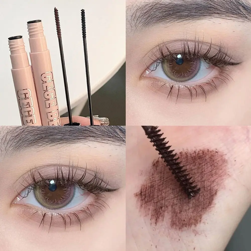 Langdurige Matte Curling Mascara Waterdichte Ultrafijne Oogmake-Up Tool Zweetbestendig Smudge Proof Zon Bloem Wimpers Make-Up