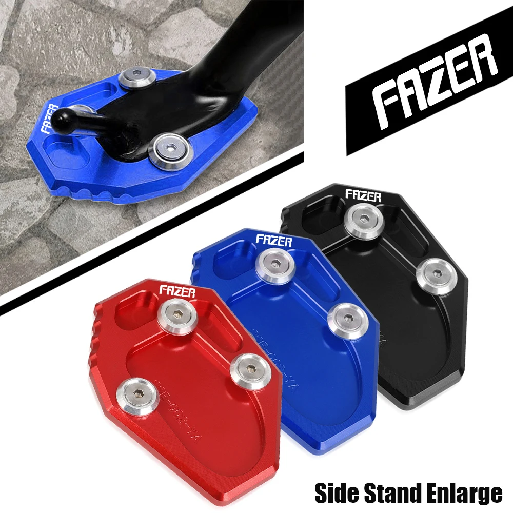 For Yamaha FZ6 Fazer 04-09 Motorcycle Kickstand Side Stand Enlarge Extension FZ6 FAZER 2004 2005 2006 2007 2008 2009 fz6 fazer