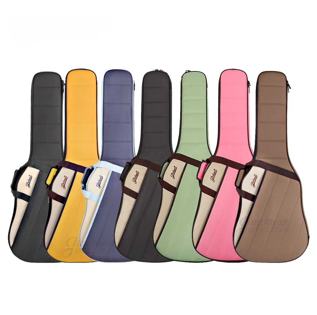 

Customizable 20mm Acoustic Folk Guitar Case with Fashionable Shoulder Straps 34\36\39\41\42 Inch Bag for Guitar