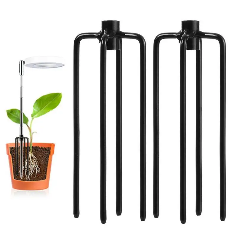 Patio Light Poles Four-legged Floor-standing Plant Growth Lamp Stakes 2X Replacement Stakes For Solar Lights Grow Light Stake