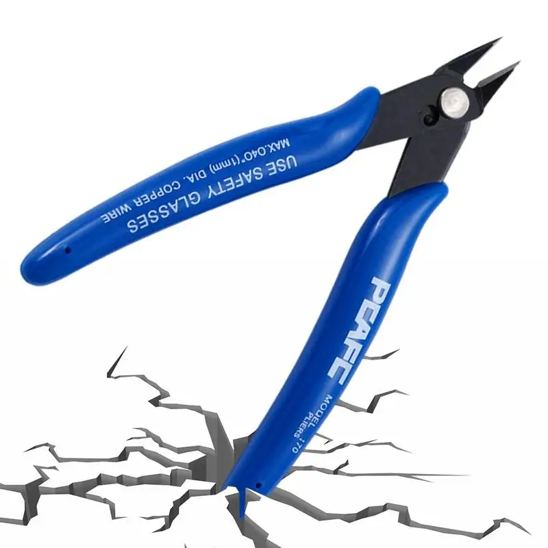 Wire Cutter Pliers Carbon Steel Ultra Sharp Cutter Clippers Wire Flush Cutters With Ergonomic Handle For Crafting