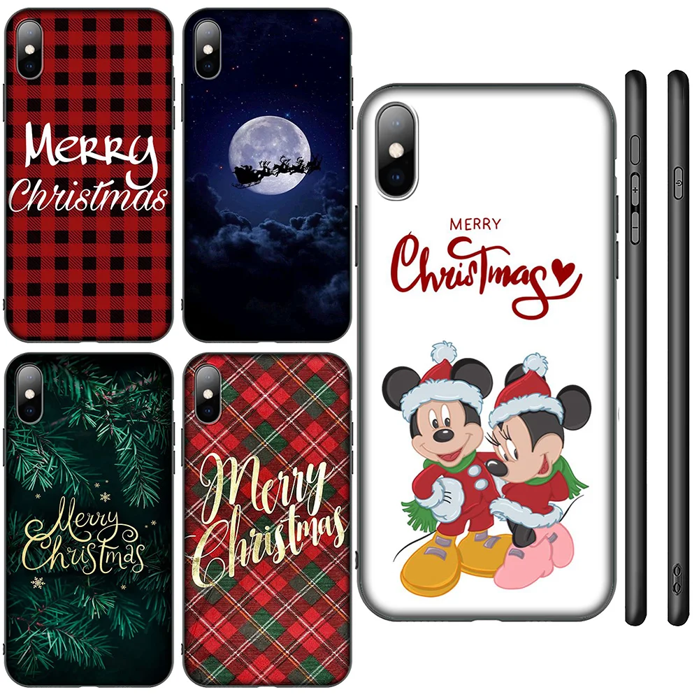 SA122 Merry Christmas Tree Deer gift Case for Samsung Galaxy A41 A42 A71 A72 A73 J2 J4 J5 J6 J7 J8 A6 A7 A8 A9 Plus