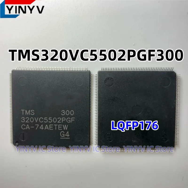 

1 шт. TMS320VC5502PGF300 LQFP176 TMS320VC5502PGF 320VC5502PGF цифровой сигнальный процессор с фиксированной точкой, оригинальный новый, 100% качество