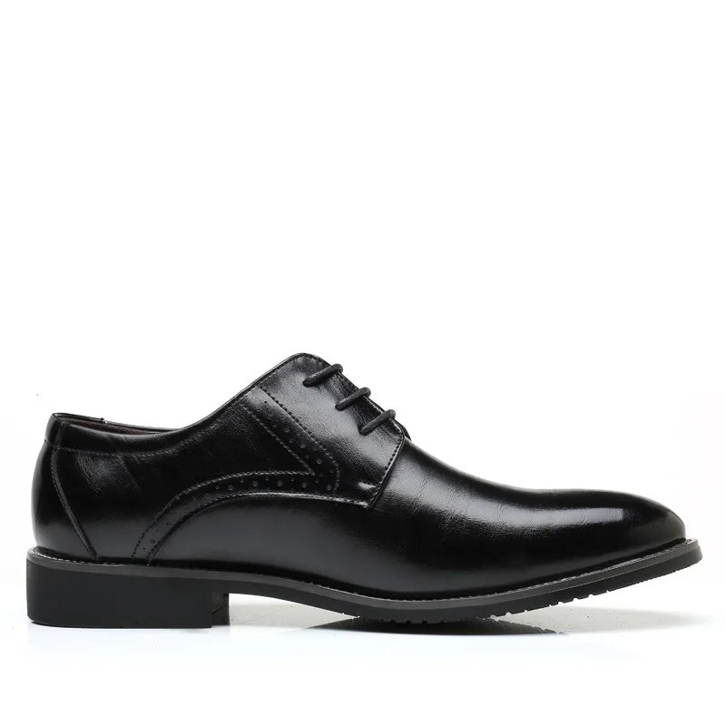 Fashion Creative Trend Versatile Large Size Men Shoes Business Formal Shoes Spring Formal Leather Shoes for Men