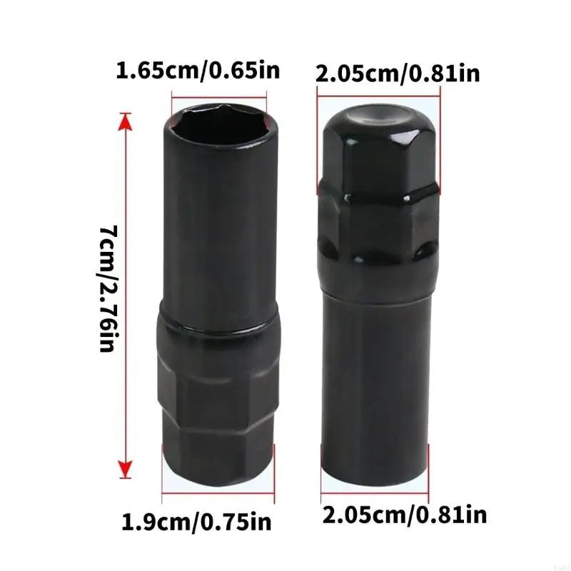 Lug Nut Socket Removal Tool 16.5mm Replacement 7 Point Wheel Lock