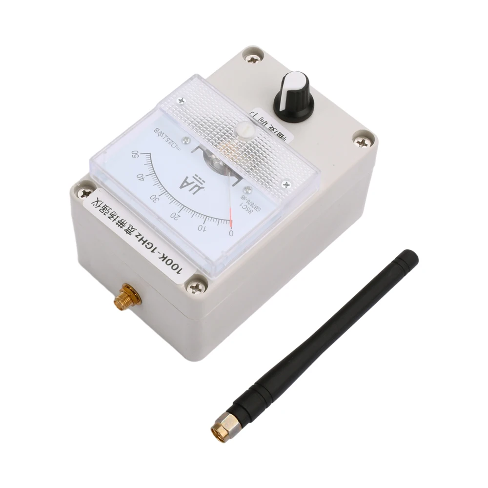 100KHz-1000MHz/1GHz Field Strength Indicator Meter RF Signal Level Meter + Antenna