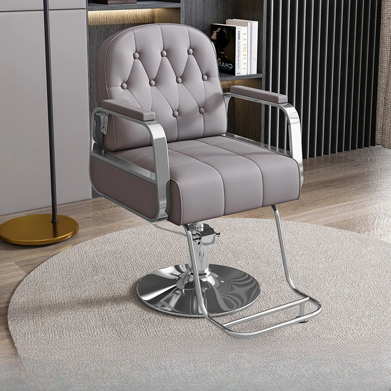 Hairdressing Professional Swivel Armchair Table Women Barber Chairs Armchairs Beauty Salon Height Adjustment Wash Chair Cadeira