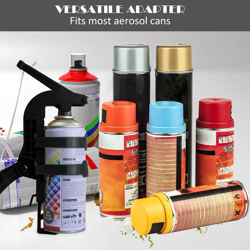 Spray Paint Can Holder Extender Sprayer Extension Pole Adaptor Adjustment Sprayer Bracket Spray Can Extension Wasp Nest Aerosol