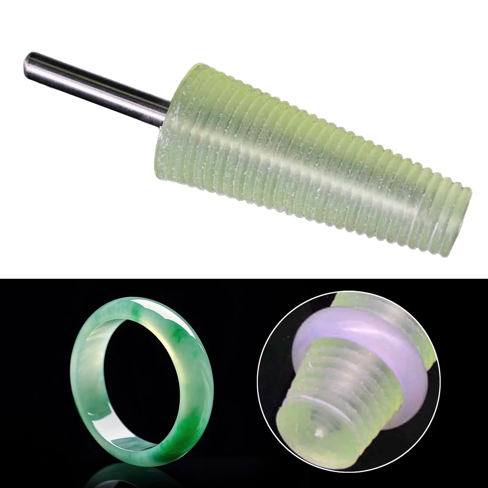 

Ring Polishing Tool Silicone Sturdy Professional Jewelry Making Accessories Ring Holder Conical for Shaping Repairing Polishing