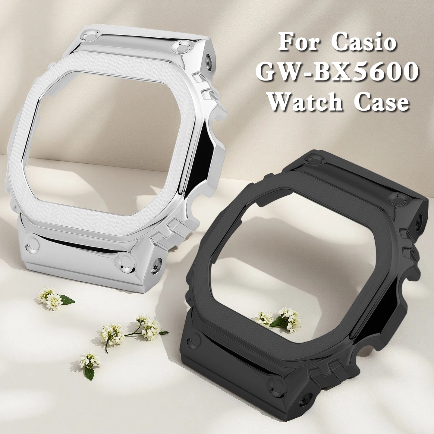 

Stainless Steel Replacement Watch Case For Casio G-Shock GW-BX5600 Aftermarket Mod Repair Parts GWBX5600 Metal Watch Shell Men