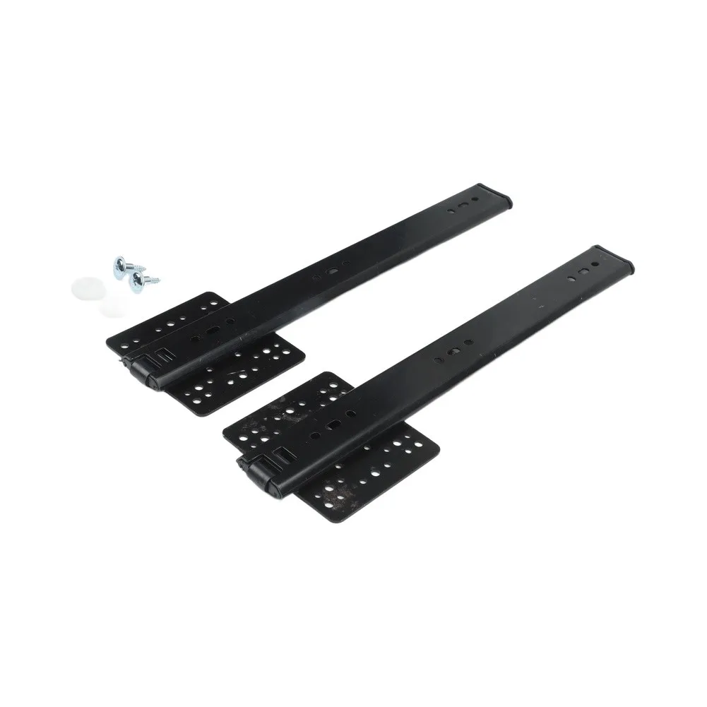 Concealed Flip Up Slide Rail for Cabinet Doors with Revolving Mechanism Compatible with Folding Hinges Track 8