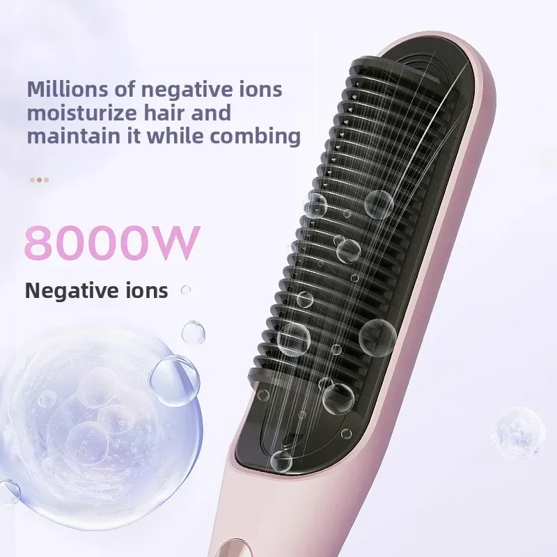 High quality  New Hair Straightener Household Hair Straightener Negative Ion Perm LCD Display Multi-speed Temperature Control Cu